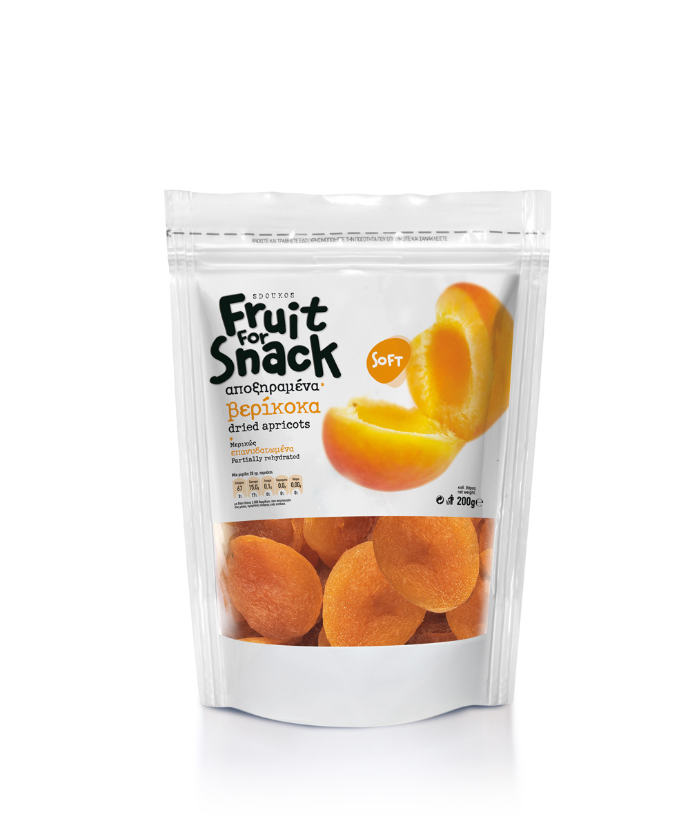 DRIED APRICOTS PARTIALLY REHYDRATED “FRUIT FOR SNACK” 200g